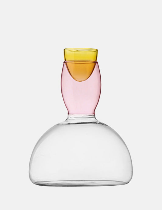 Sweet Colourful Crystal Decanter - Pink