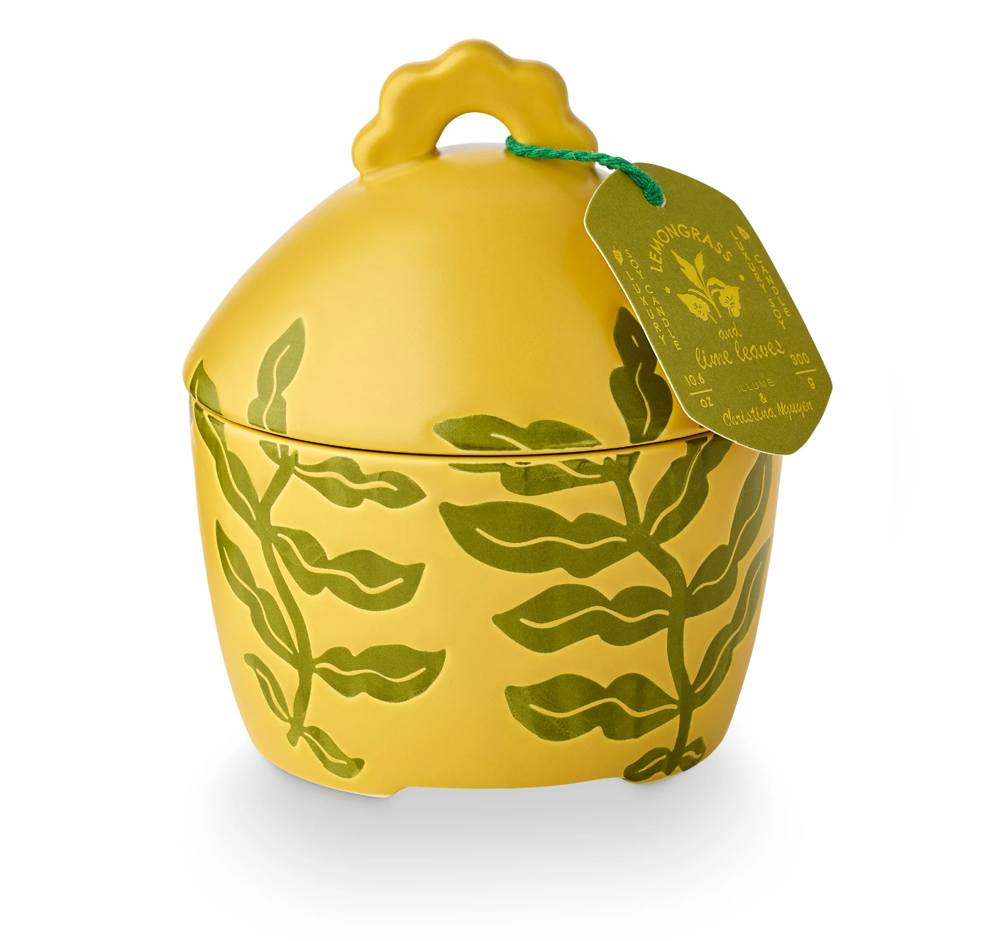 Lemongrass and Lime Leaves Lidded Ceramic