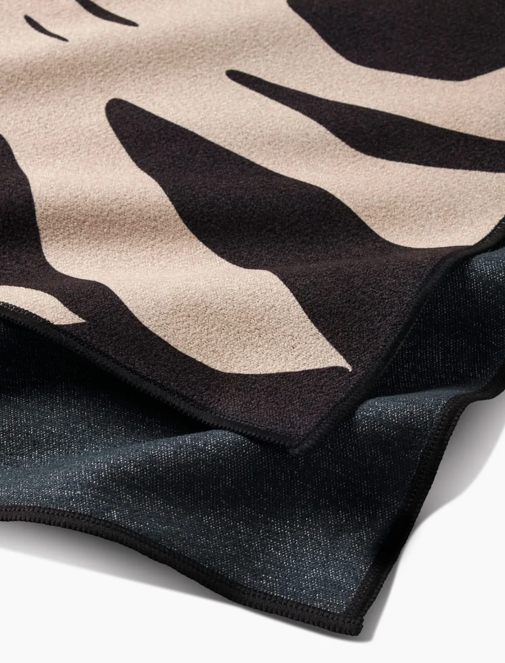 Cream Monstera Fitness Towel