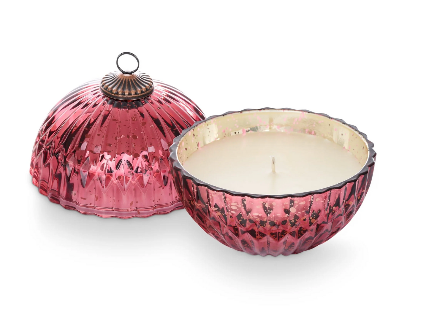 Red Mercury Ornament Candle