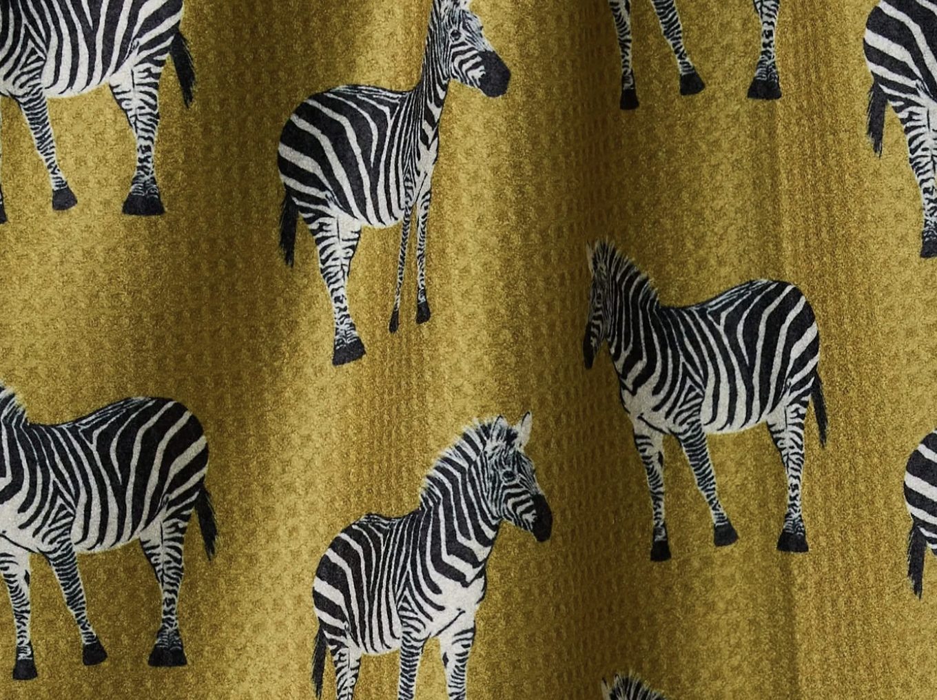 Zebra Way Double-Sided Tea Towel