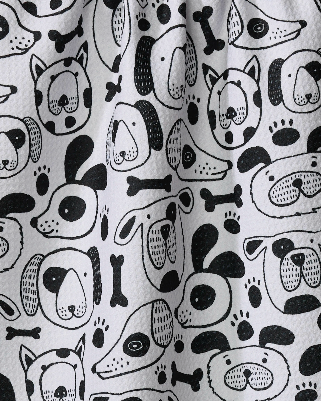 Woofin Around Tea Towel