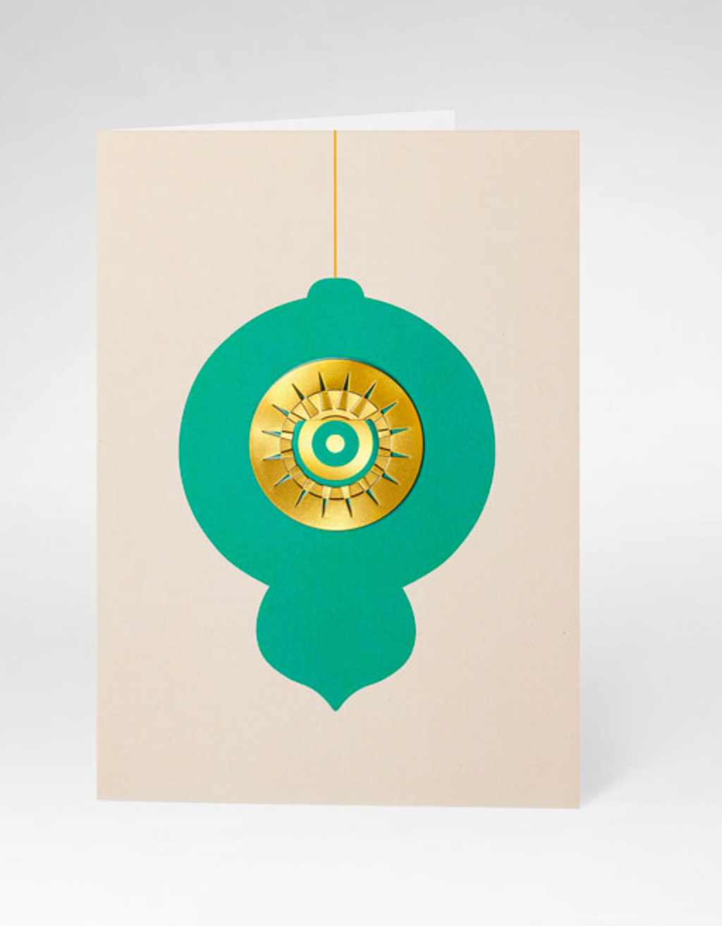 Greeting Card Christmas Star with clip