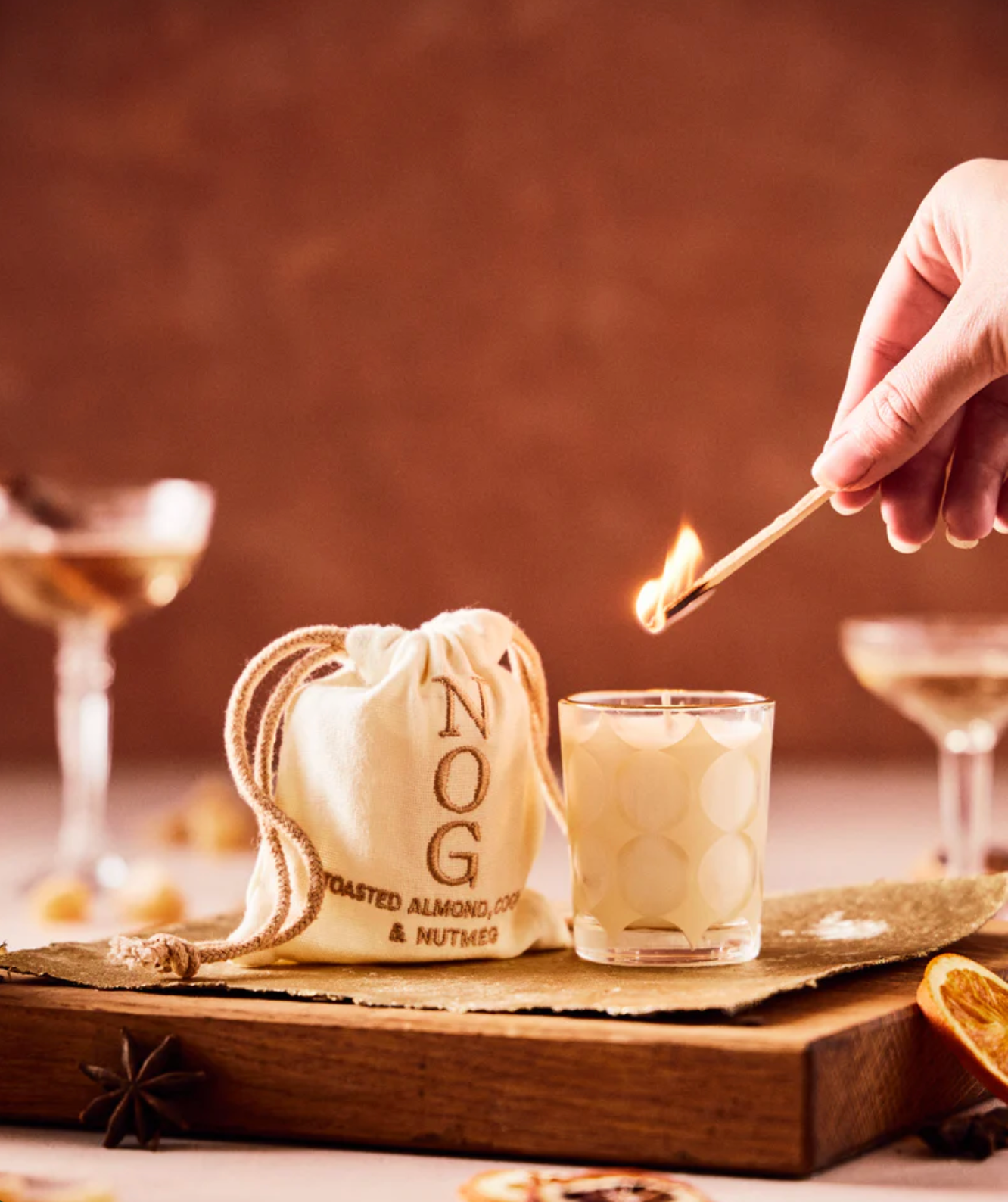 Nog - Holiday Bagged Candle