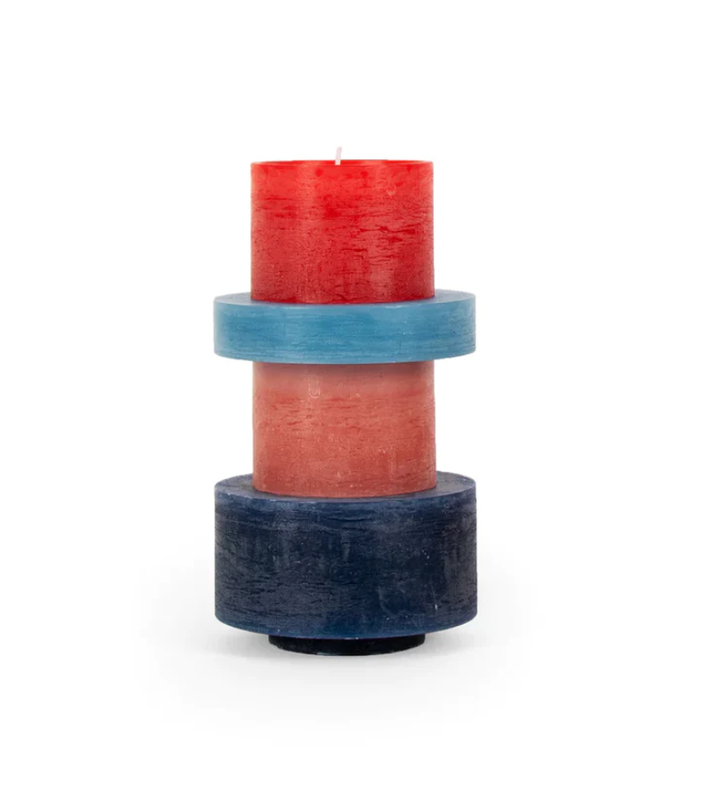 Candl Stack - 04 - Red & Blue