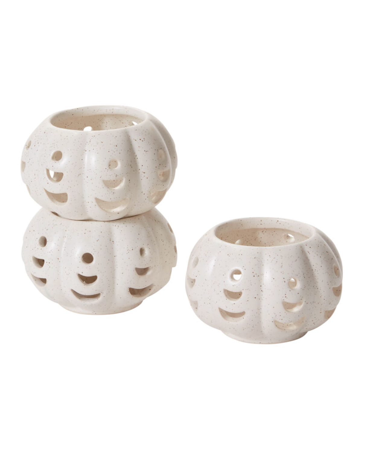 Pumpkin Stack Votive - Set of 3