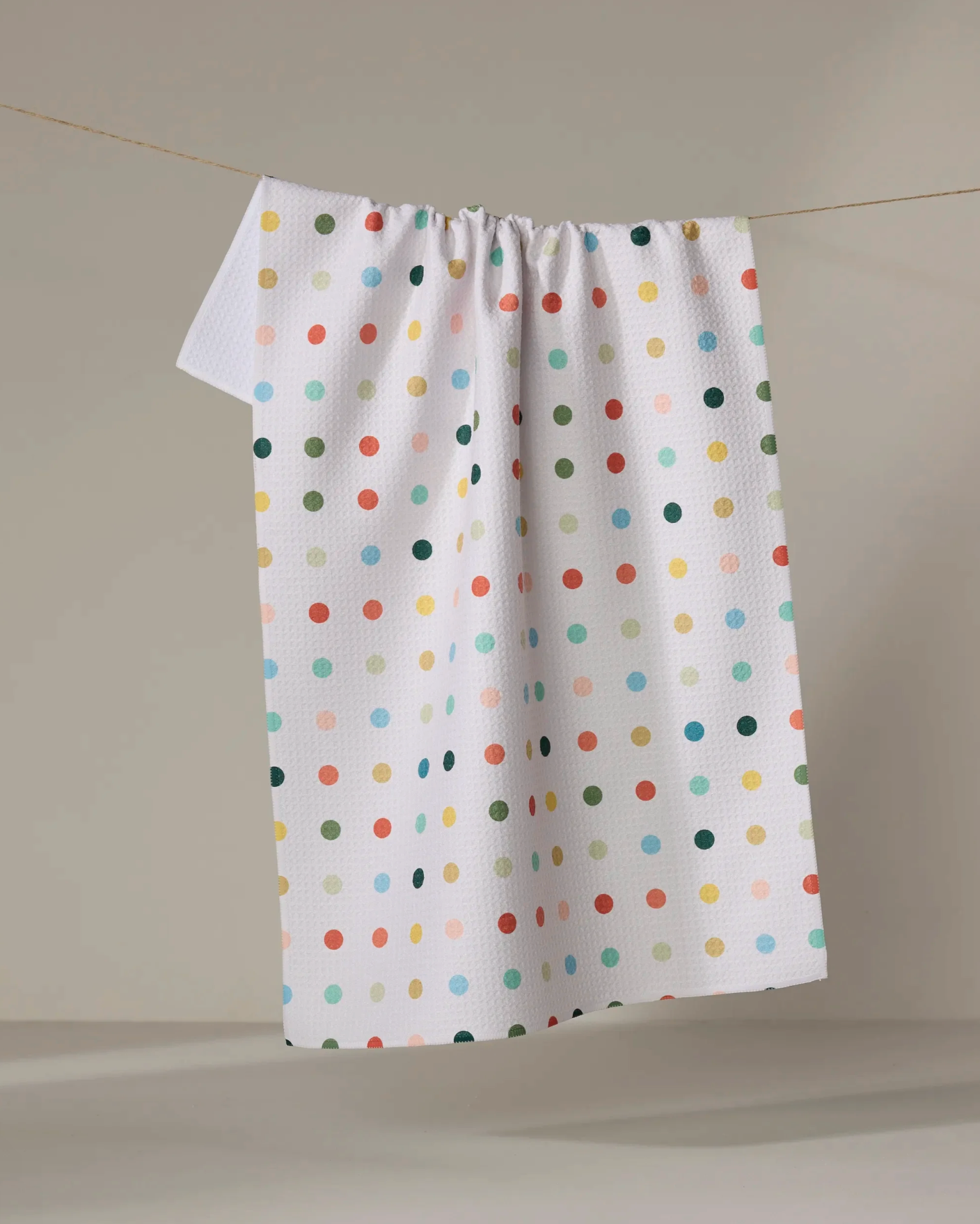 Retro Dot Tea Towel