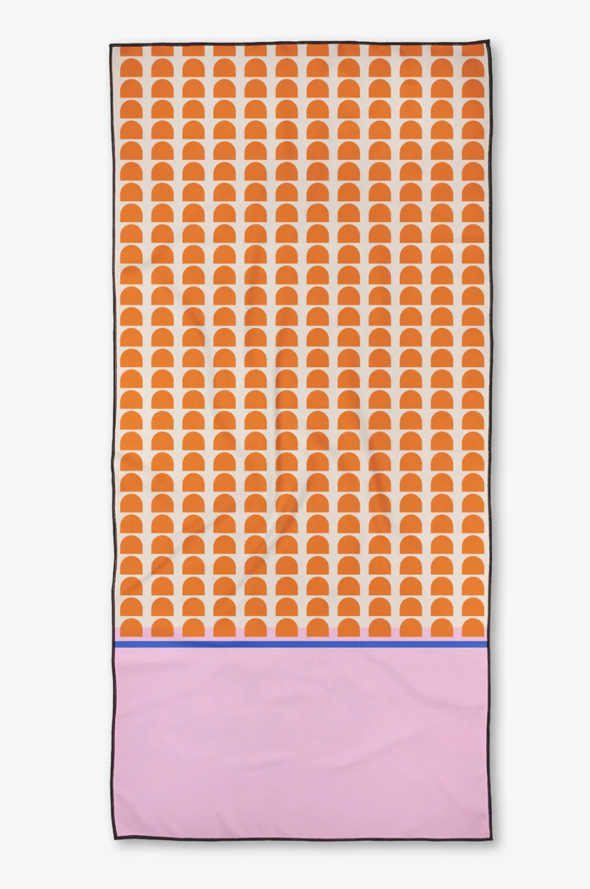 Pink Illusion Beach Towel