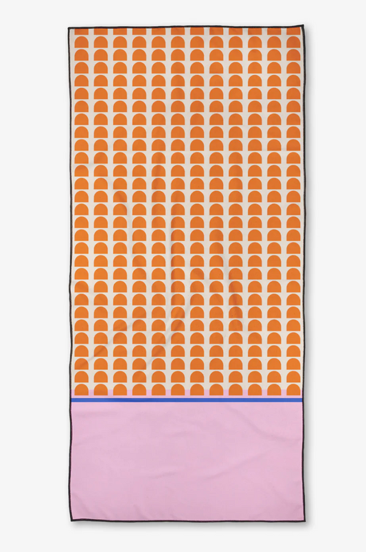 Pink Illusion Beach Towel