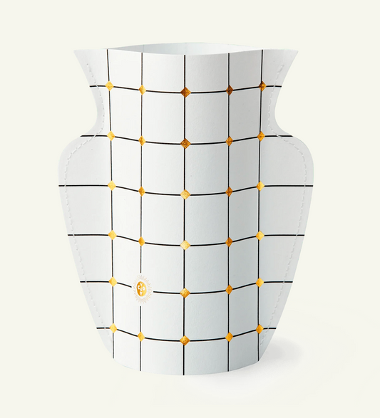 Lido Mini Paper Vase White