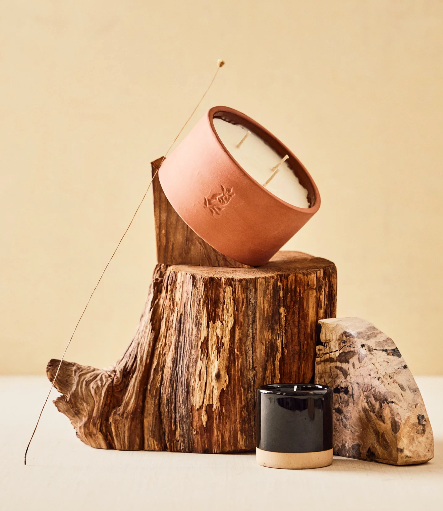 Burning the Vines Terracota Candle