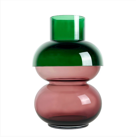 Bubble Vase - XL - Green and Pink