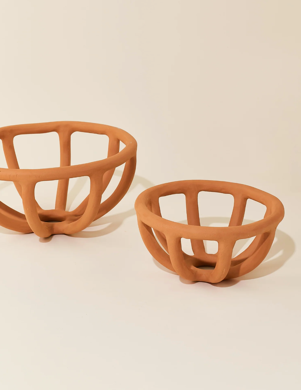 Prong Fruit bowl - Terracota (small)