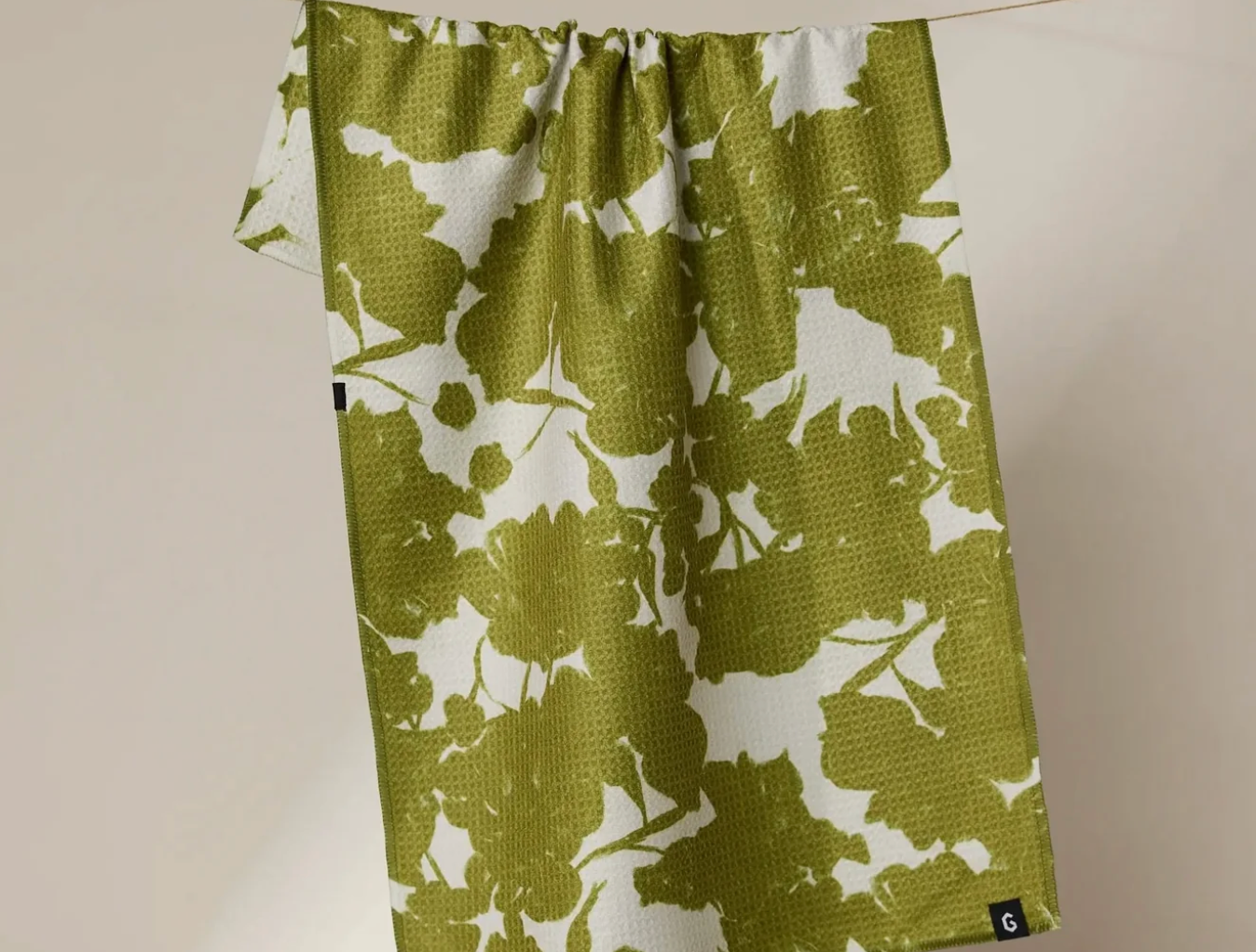 Sweet Green Double-Sided Tea Towel