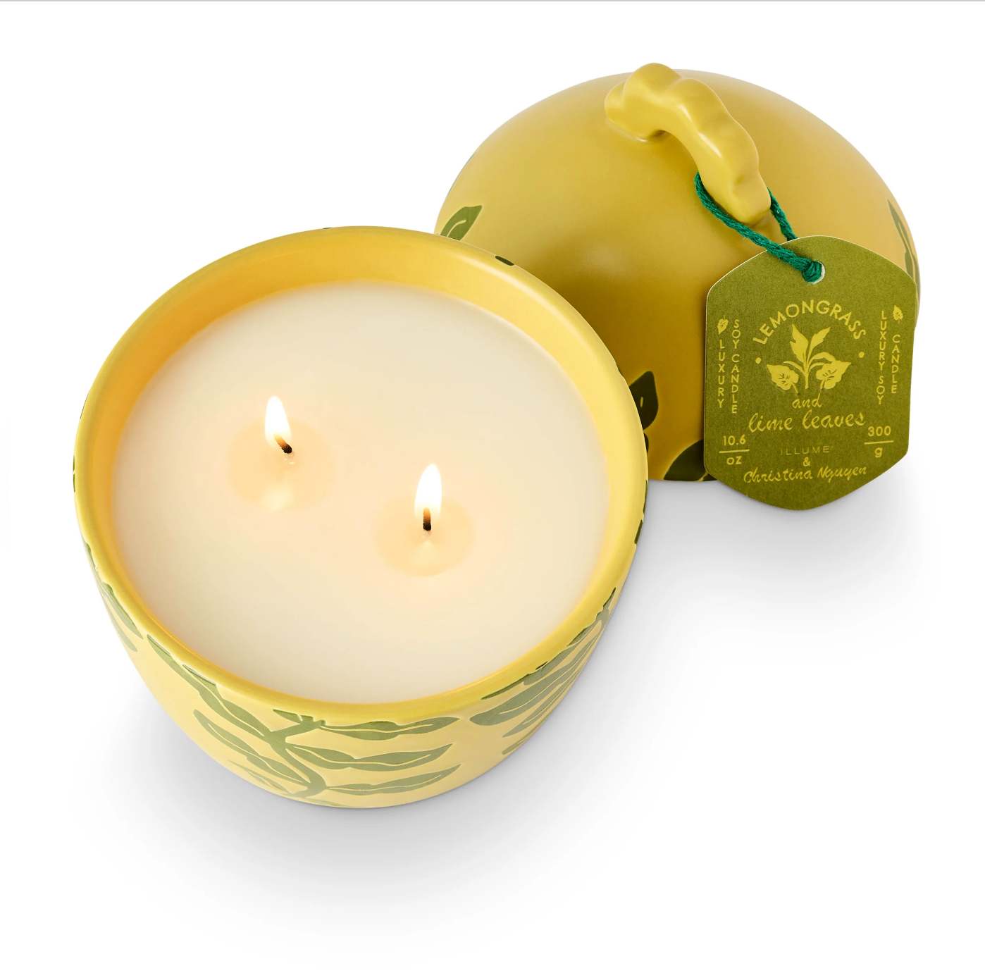 Lemongrass and Lime Leaves Lidded Ceramic