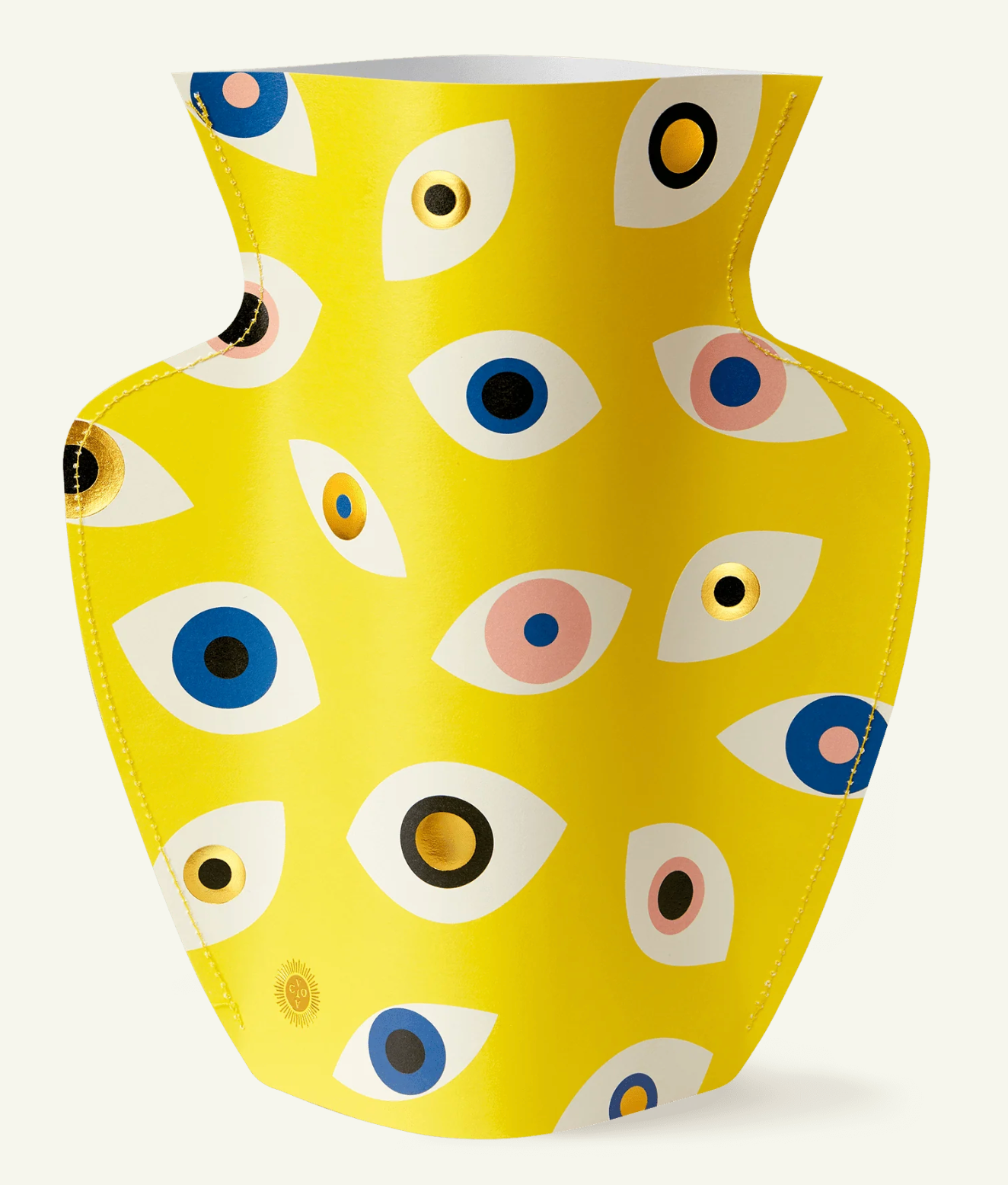 Nazar Paper Vase Yellow