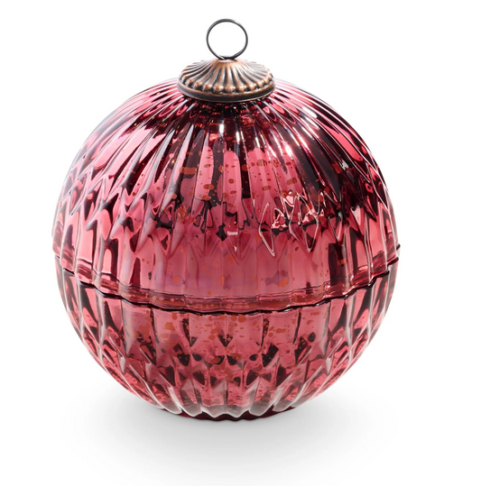 Red Mercury Ornament Candle